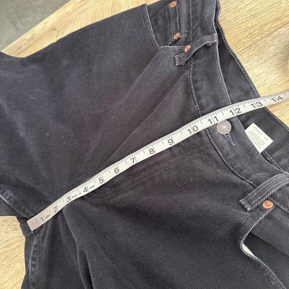 Levi's 90's Vintage 550 Relaxed Fit Tapered Leg Black 14 - Picture 9 of 10